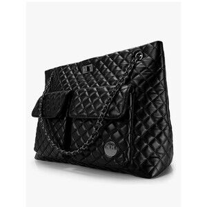 Badgley Mischka | Bags | Badgley Mischka Diane Vegan Leather Quilted  Weekender Large Bag | Poshmark